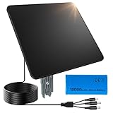 KJK 6W Trail Camera Solar Panels, Solar Battery Charger 12 Volt, Waterproof Hunting Accessory, Ideal for 24/7 Wildlife Monitoring, Compatible with All Wireless/Cellular Trail Cameras, 10000mAh Battery