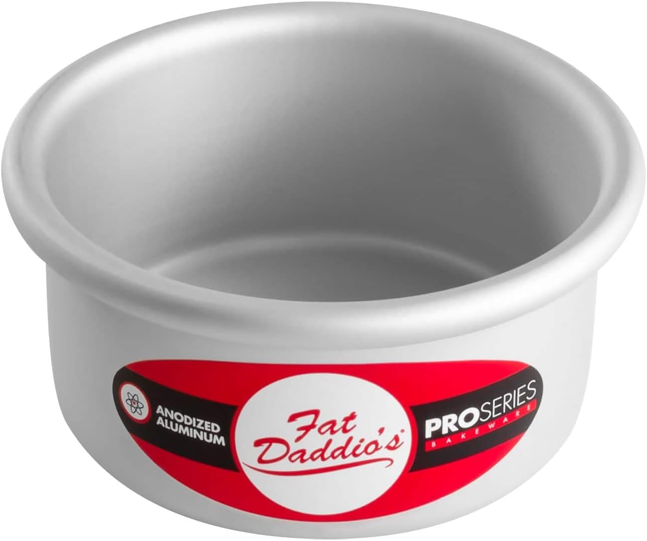 6 Pack: Fat Daddio's Pro Series Bakeware Anodized Aluminum Round Cake Pan