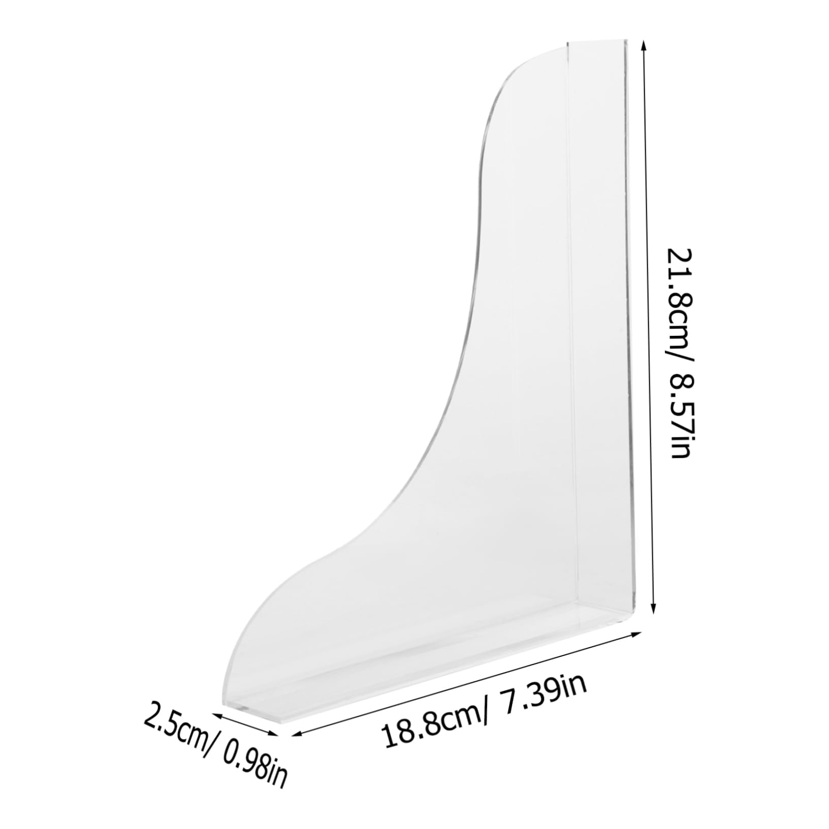 WOONEKY 2Pcs Shower Splash Guards Clear Tub Corner Splash Guard for Bathtub Kitchen Sink Water Barrier for Splash Protection Easy to Maintain