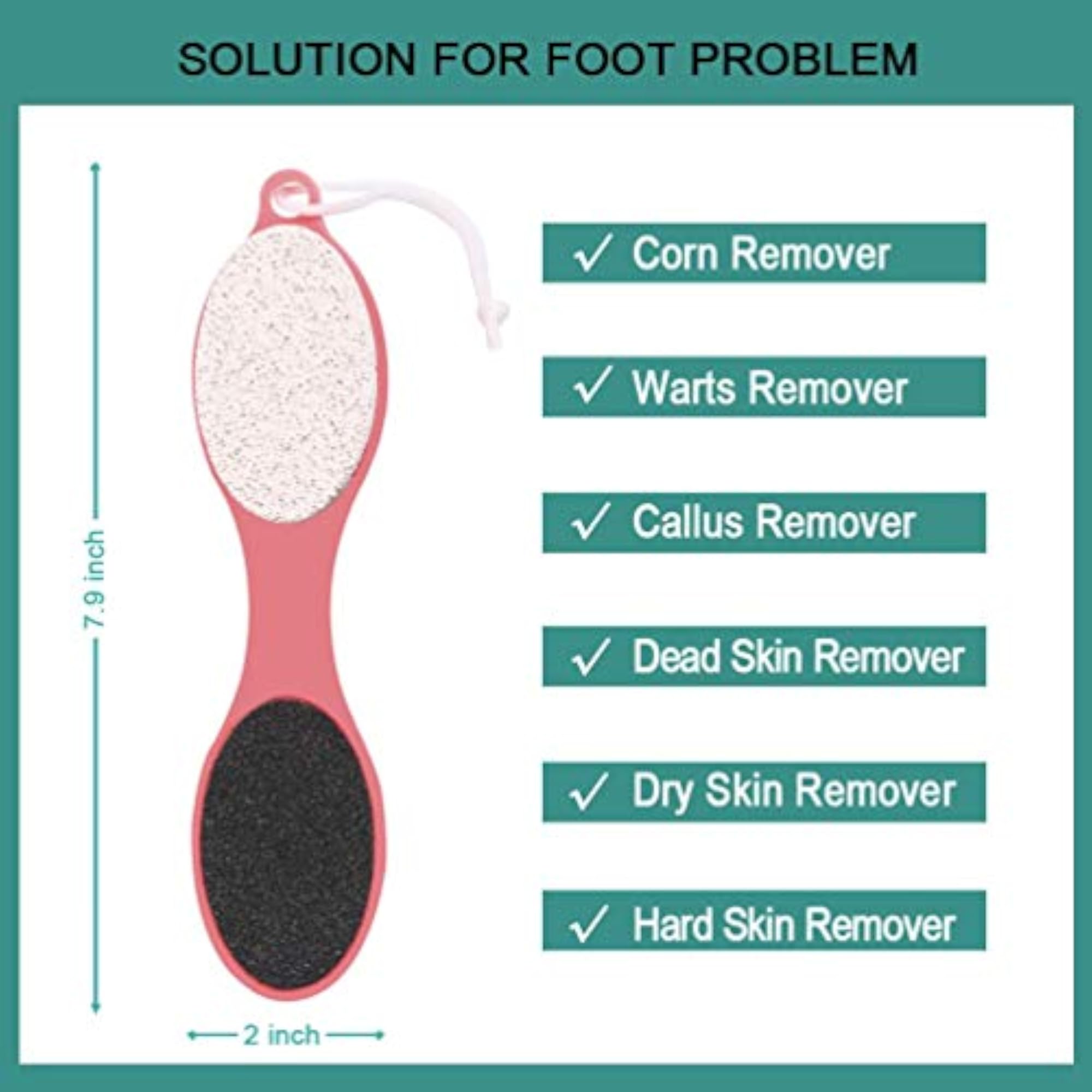 4 in 1 Foot Callus Remover, Multi-functional Pedicure Tool