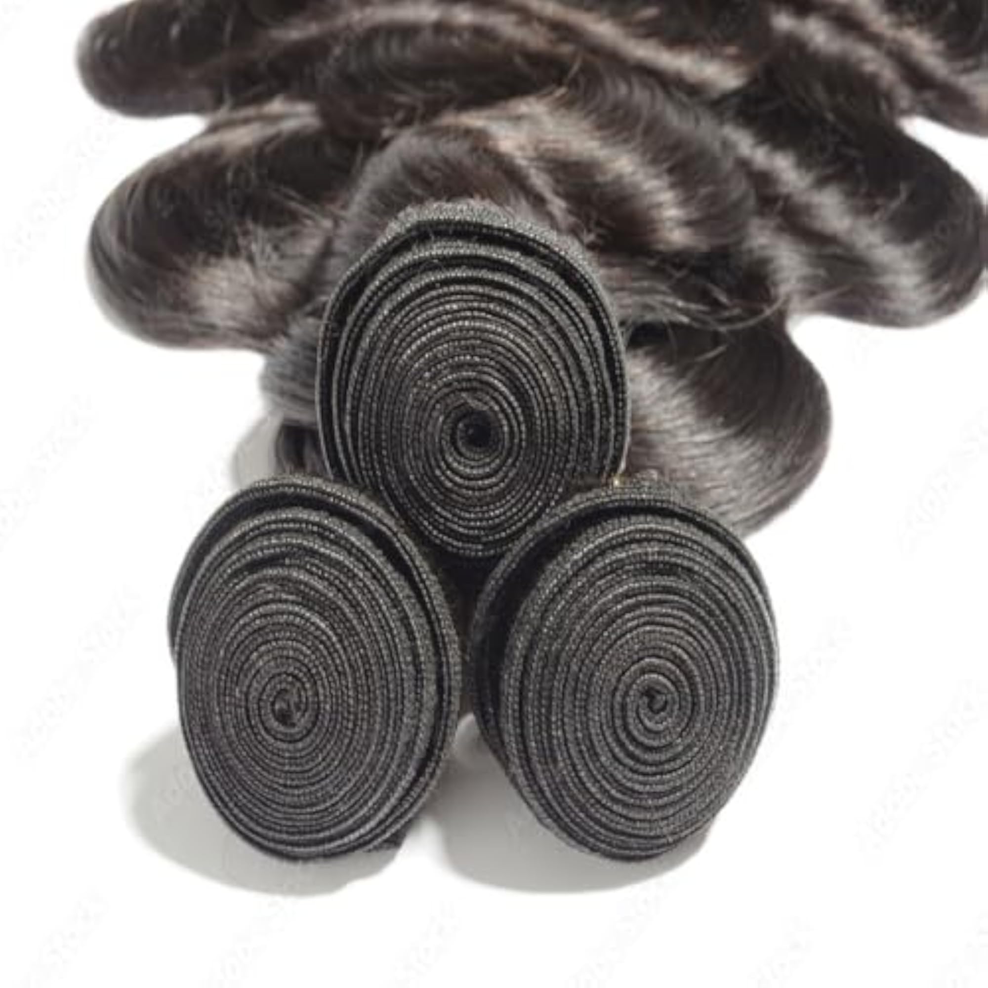 Virgin Remy Human Hair Extensions, 14 Inch Natural Straight Black