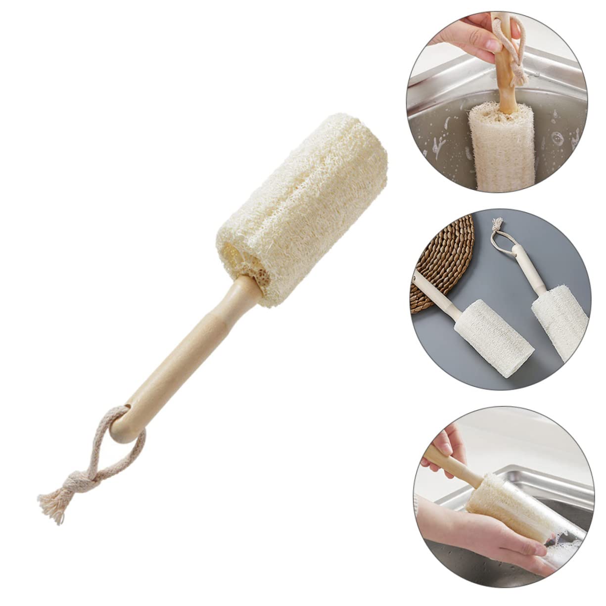KOMBIUDA 9 Pezzi Spazzola A Tazza Luffa Spazzola Per Piatti Detergente Spugna Per Pulizia Spazzola Per Biberon Spugna Spazzola Per Bottiglia Lavello Lavastoviglie Spazzola Per Tazza