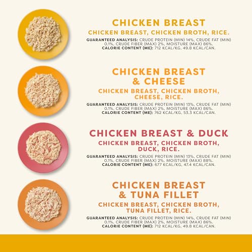 Image of Applaws Chicken Variety in Broth Wet Cat Food 24-Pack 2.47 oz Cans | 100% Natural, High Quality Protein, Limited Ingredient, Grain Free, No Fillers, No Artificial Additives