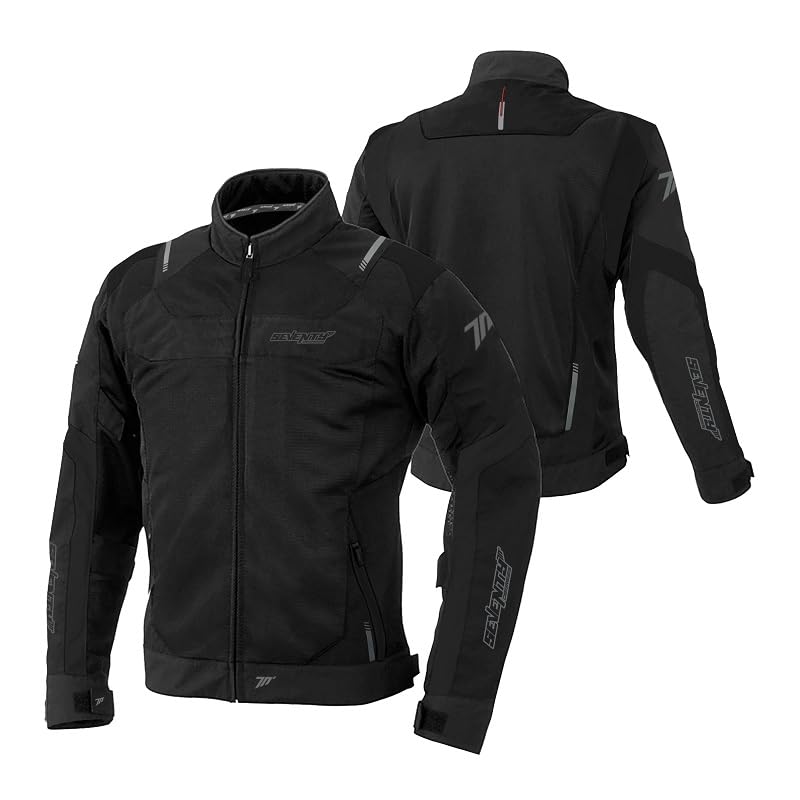 Seventy Degrees CHAQUETA SD-JR54 VERANO RACING MUJER, Negro (Black), L