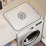 洗濯機用ダストカバーマット、滑り止め洗濯機トッププロテクターマット、洗濯機乾燥機トップ保護マット、通気性、防塵性、洗濯機、乾燥機、キッチン、キャンピングカー用。