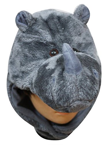 Petitebelle Halloween Costume Hat Animaux Vêtements unisexe Taille gratuit Taille unique Rhinocéros
