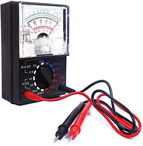 SENRISE Analogue Multimeter, YX 1000A AC DC Voltage Current Resistance Test Continuity Multimeter Tester Measuring Meter, Pack of 1