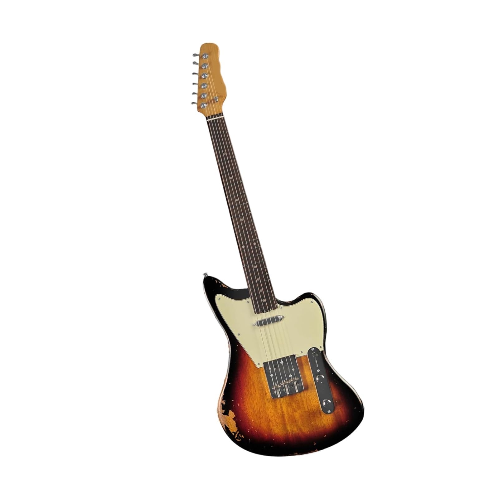 Gitary Elektryczne Pełnowymiarowe Pełnowymiarowa Profesjonalna Gitara Elektryczna Z Gryfem W Kolorze Starego Pieca Klonowego Wykończeniu Sunset Finish