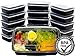 Rockland Guard Meal Prep Bag - Insulated Cooler With Containers, Ice Pack, Cutlery Set in Neoprene Case - Portable Compact Design for Meal Management at Work, Gym or Travel.. (Meal Prep Bag)