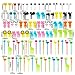 SUBANG 96 Pieces Animal Food Picks Mini Cartoon Toothpick Reusable Lunch Picks Lunch Bento Box Pick for Kids Fun Kids Toddler Food Toothpicks