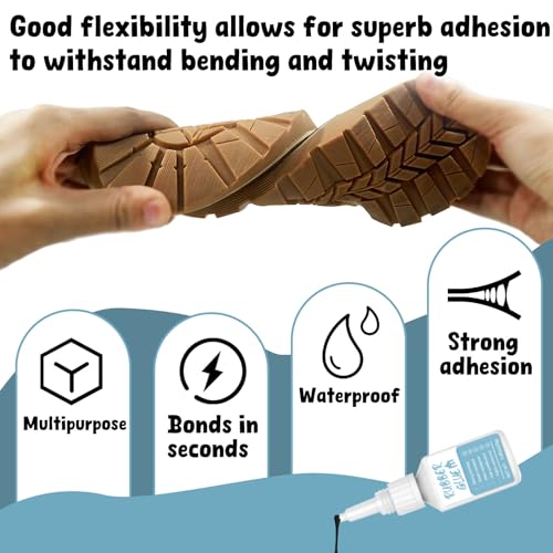 25g gummikleber, gummikleber extra stark wasserfest, Instant gummi kleber starke Bindung, wasserfest, UV-beständig, geeignet für Gummiprodukte, Reifen, Stiefel, Gürtel, Bastelarbeiten