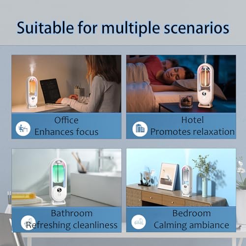 Difusor aromático eléctrico automático recargable con 6 modos miniatura 7