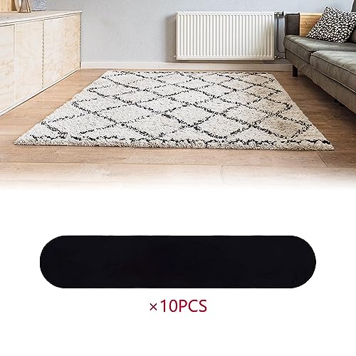 Generic 10 Pçs Tapete Almofada Gripper Tapete Fita Reutilizável Multiuso Canto Lateral Pinças Dupla