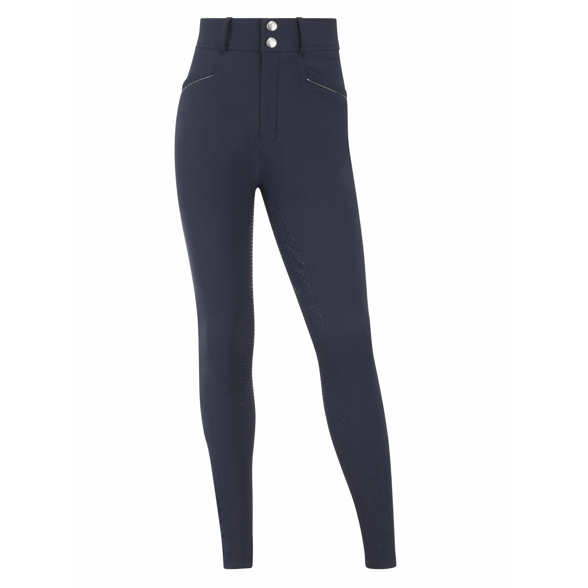 LeMieux Young Rider Freya Pro Breeches - Full Seat Silicone Grip - Navy - 11-12years