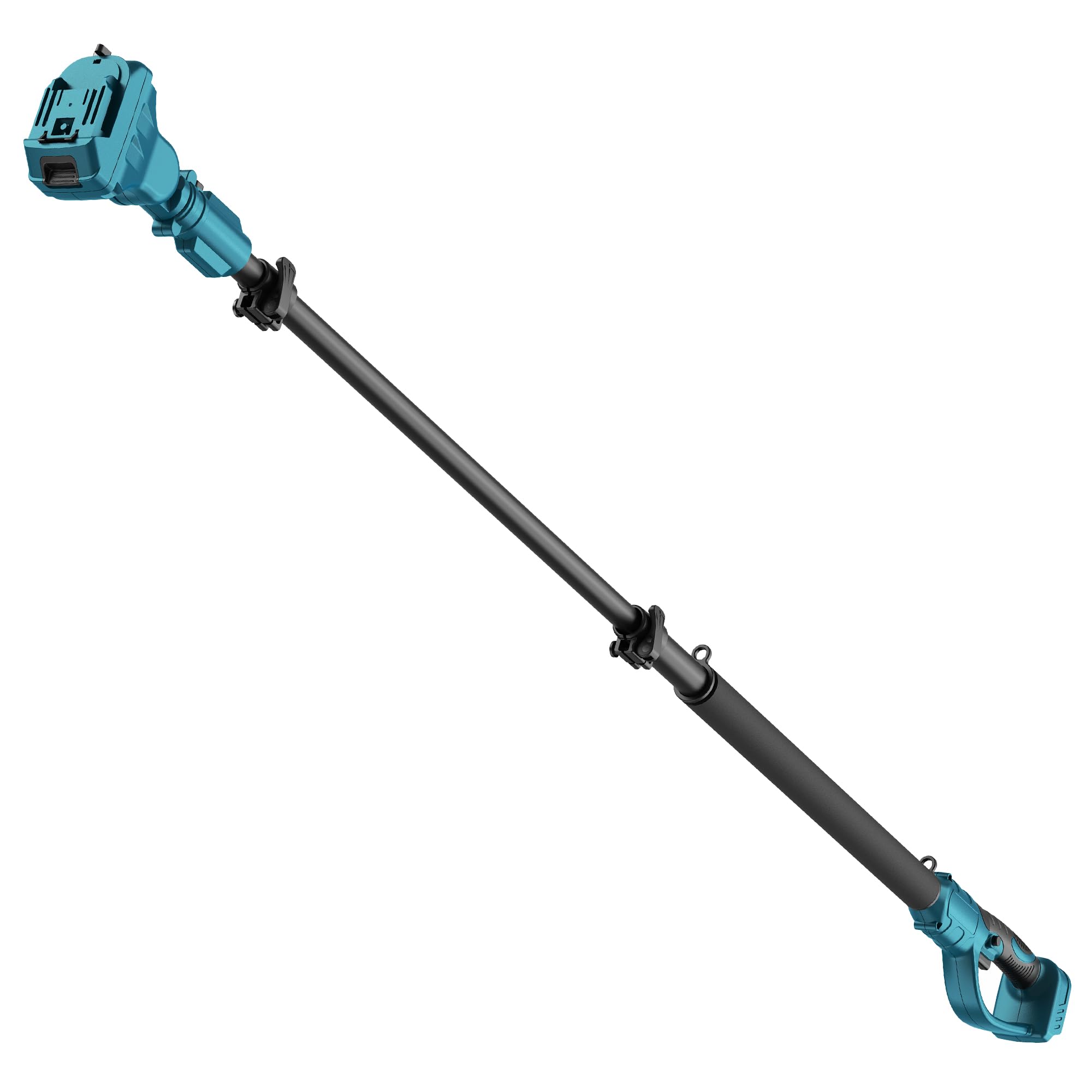 Manguier Télescopique pour Taille-Haie, Tige Télescopique Compatible avec Rinoxar 8 Pouces Mini Tronçonneuse à Batterie, Sans Batterie et Tronçonneuse