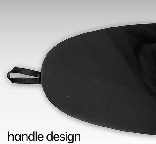 Miniatura 2 de Falda de spray para kayak, falda impermeable para cabina, kayaks, accesorios de deportes acuáticos (negro)