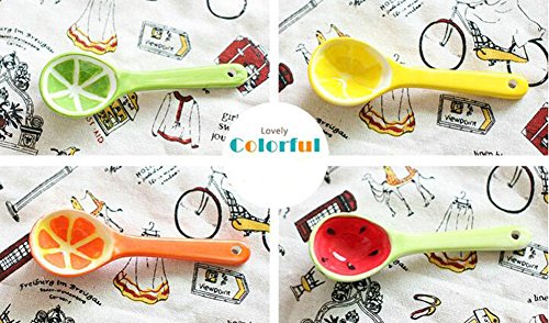 Fablcrew Creatieve keramische lepel Cartoon Watermeloen lepel Thee Lepels Dessert Lepels Kind Servies - Image 8