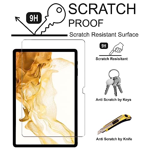 Image of Tempered Glass for Samsung Galaxy Tab S9 FE Plus / S9 Plus / S10 Plus / S8 Plus / S7 FE 12.4 inch Screen Protector Guard for Samsung S9 FE+ / S10+ / S9+ / S8+ /S7+ / S7 FE Tablet - Pack of 1