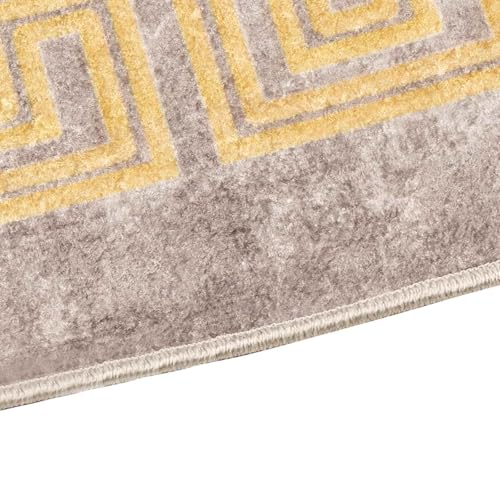 Tapis de couloir gris 50x300 cm MARSA en polyester velours et PVC - 5