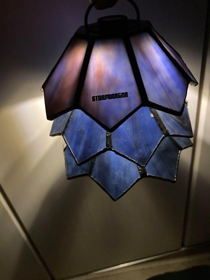 ゴールゼロ ガラスシェードsomabito ソマビト 逆鱗型ランタンシェード