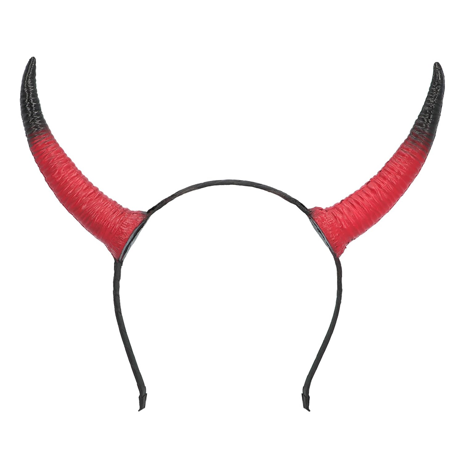 Geekria 3D Demon-hoorns voor hoofdtelefoon, duivelshoorns hoofdtelefoonaccessoires met klittenband, cosplay-oren duivelsbevestiging voor gamers en streamers (1 paar/zwart