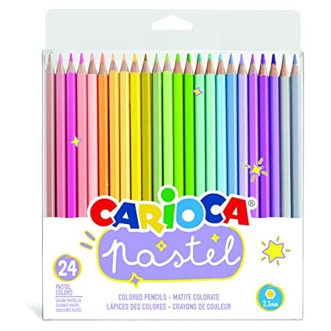 CARIOCA Lápices Pastel de Colores Surtidos 24 Uds Cover