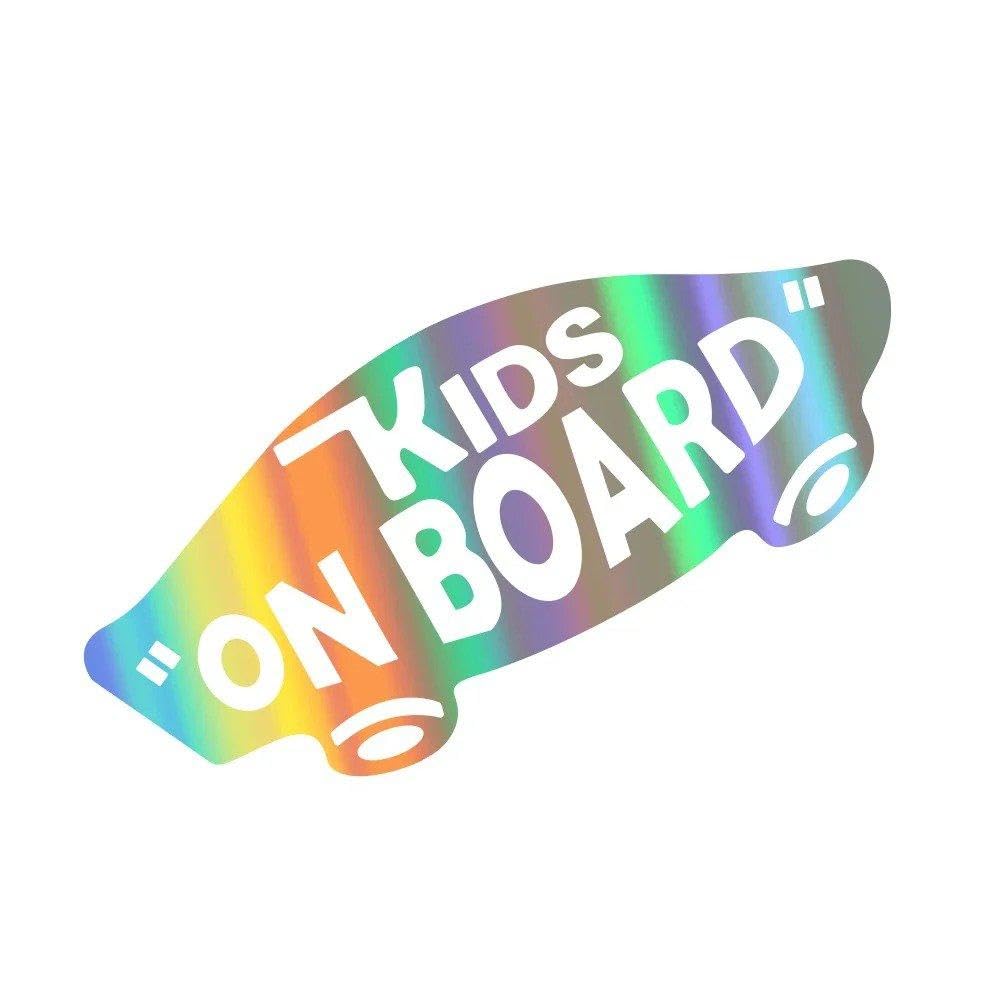Auto Accessory Driving Safety Warning Signs Decal Waterproof Auto Exterior Decoration Sticker Accessories(Colorful Laser)