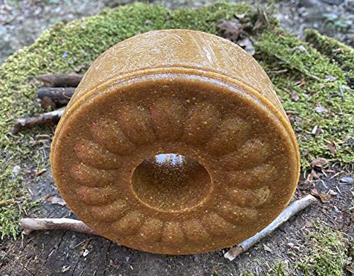 Wildlutscher Leckstein Honig | Extra Harter Wild- Leckstein | Wildbindendes Lockmittel| für Schwarzwild, Rotwild und Raubwild. |Wochenlange Nutzungsdauer | 1,8 kg (14,95 €/kg)