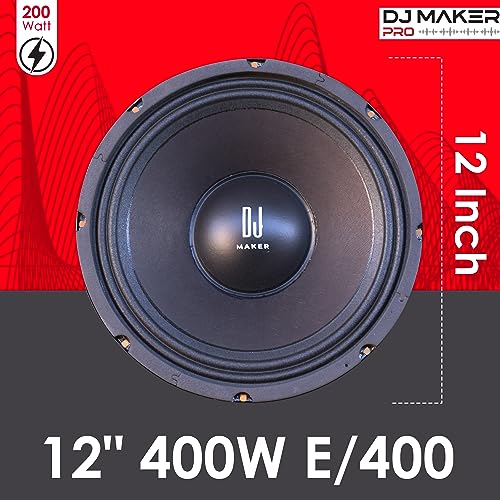 Image of 12 Inch Speaker for Professional DJ System | Magnet Grade - Y35 /185 * 20 | IMPEDANCE - 8Ω OHMS (12 inch 400W E /400)