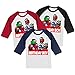 Personalized Avenging Super Heroes Birthday Shirt | Handmade Decorated Shirt | Personalized with Name and Age | Unisex 3/4 Sleeve Raglan T-Shirt