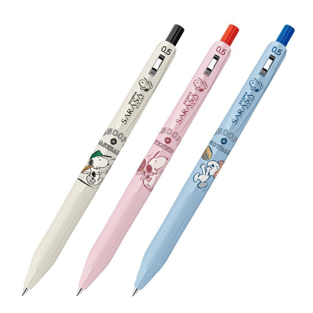 Amazon | ゼブラ スヌーピー ジェルボールペン サラサクリップ 0.5mm
