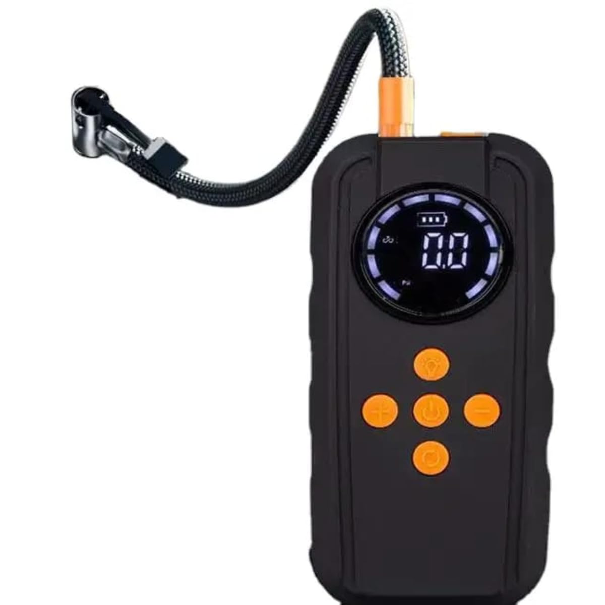 Protable Emergency Power Suplly Auto Emergency Booster 12V 72mAh Jump Starter With Air Compressor 150PSI,Digital Tyre Pressure Monitoring System