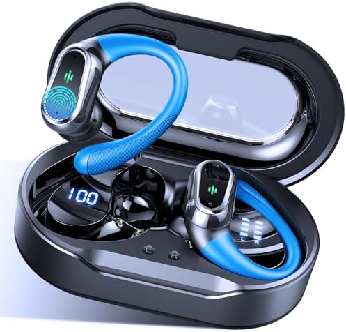 Waterproof True Wireless Bluetooth Earphones - Sports 5.0 - Black