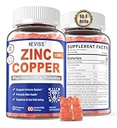 Zinc &amp; Copper Supplement with Vitamin B6, Probiotics, Once Daily, Mineral-Balancing Formula, Mine...