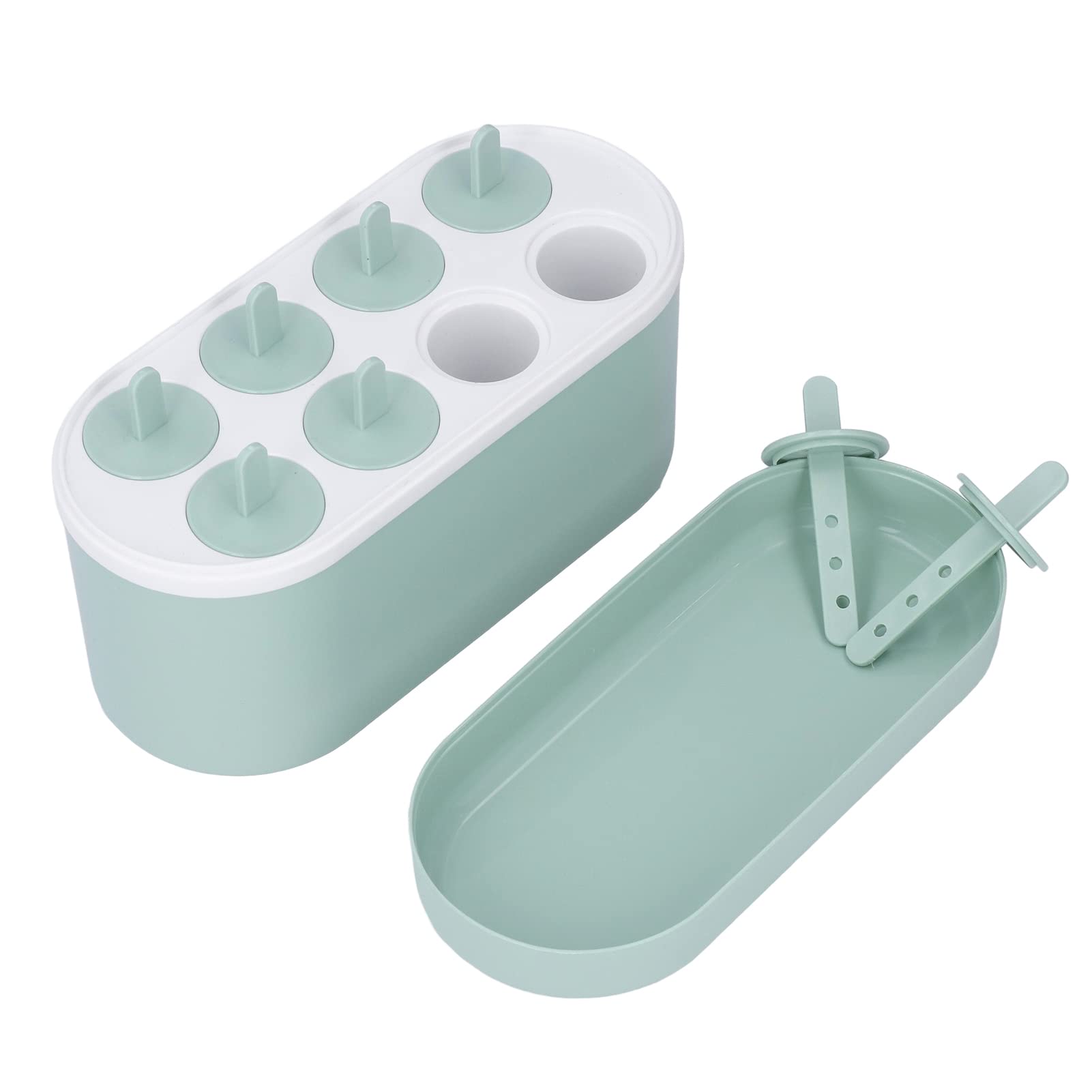 8 Hole Ice Cream Mould Ice Cream Maker Mold DIY Ice Cream Making Tool for Household Kitchen,Homemade Popsicle