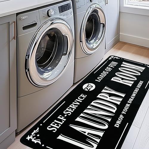 EYECY Laundry Room Rug Runner 20