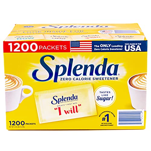 Splenda 1200 Individual Packets No Calorie Sweetener, Granular