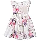 Toddler Baby Girl Sun Dress Wildflower Floral Seaside Beach Dress Overall Outfits Onepiece