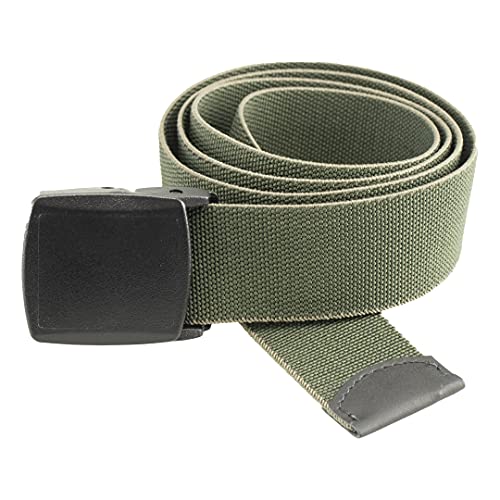 Thomas Bates Bulldog Comfort Stretch Belt with Polycarbonate Dual-Cam Adjustable Buckle