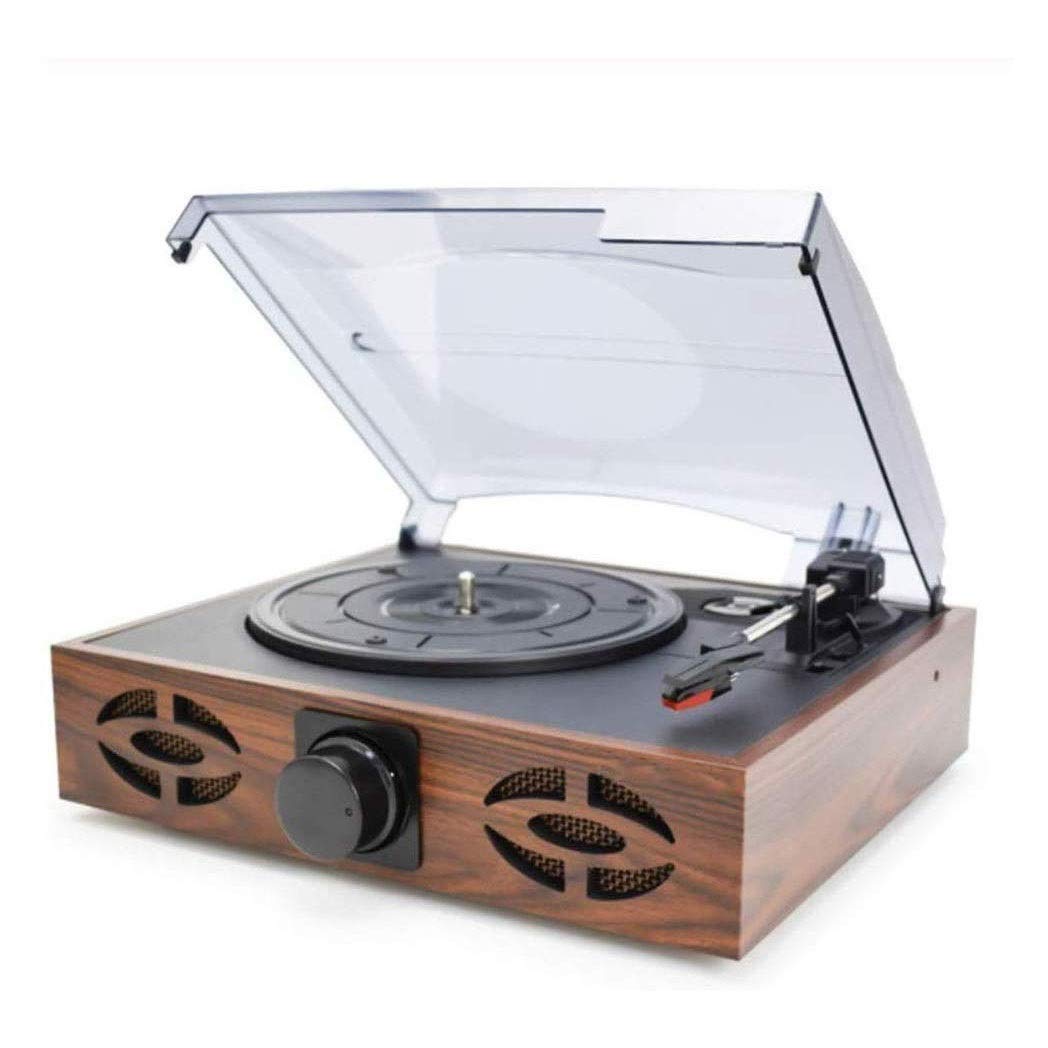 Giocatori di Dischi, Fonografo retrò retrò di Music Box Home Modern LP Vinyl Record con Altoparlanti, Bluetooth, Scheda USB TF (fonografo Vintage) kxtmm