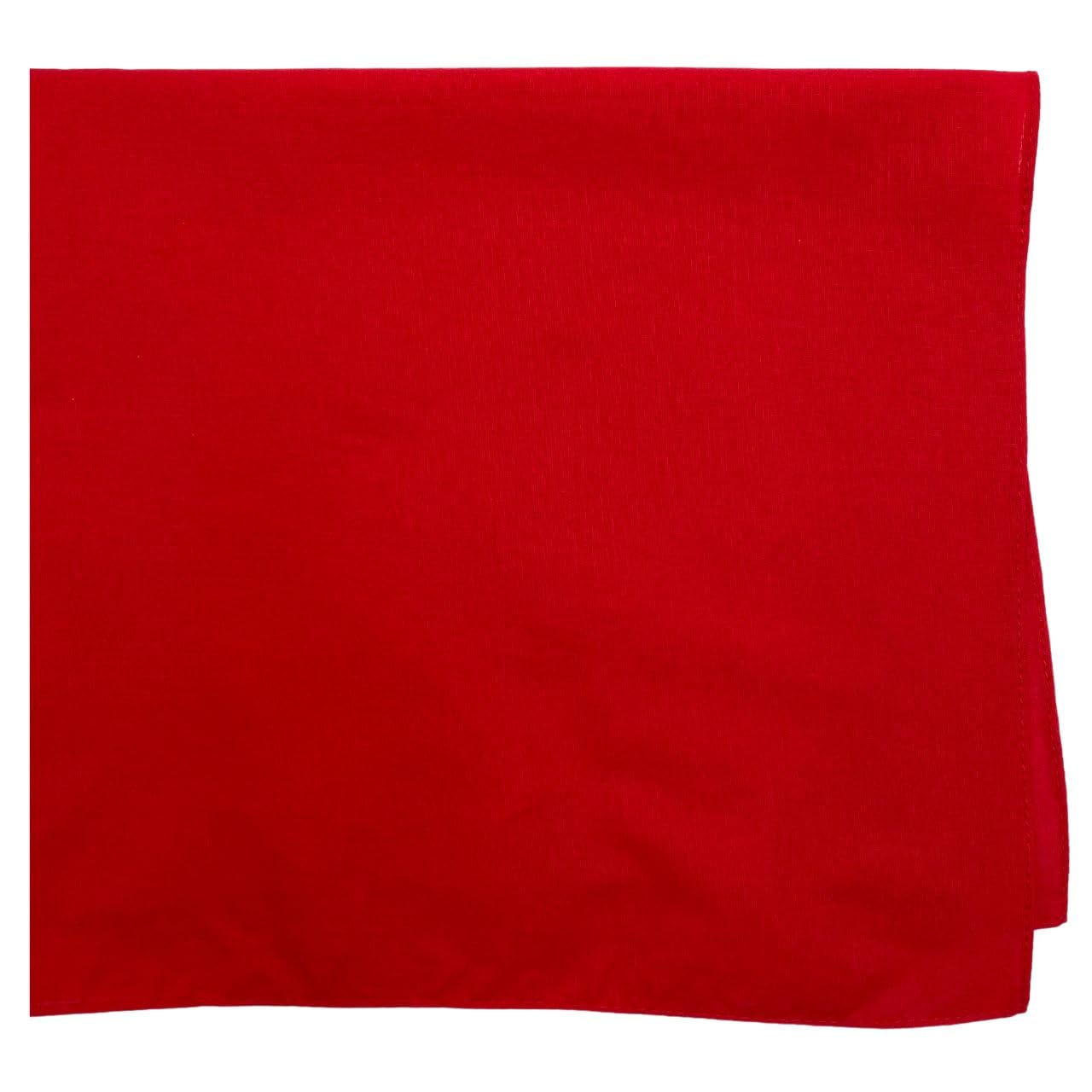 MDSTYLE 100% Cotton Solid Color Bandana for Men &amp; Women 22" x 22" Handkerchief Headband Scarf