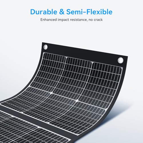 Image of Ecosonique 300W Portable Foldable Solar Panel 40V MC4 for Power Stations | Lightweight Solar Suitcase with Kickstands, Multi-Output for Solar Generators, RVs, Camping, and Outdoor Use