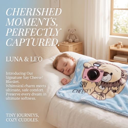 Image of VAS COLLECTIONS 280 GSM Baby Mink Blanket, Ultra Soft Warm Plush Cozy Blanket for Newborn Baby, Infants, Kids & Toddlers, Lightweight Comfortable Baby Blanket, 30 x 40 Inches(76x102 cm) - Powder Blue
