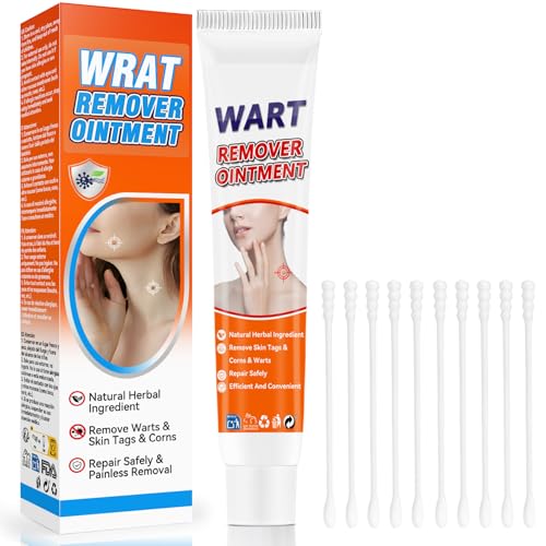 HuakChai Crema de Quita Verrugas 20 g, tratamiento eficaz contra verruga, Verrugas Quitar Cremaa, quita verrugass cuello y cara Crem, eliminación de callos, granos, lunares, para manos, rostro