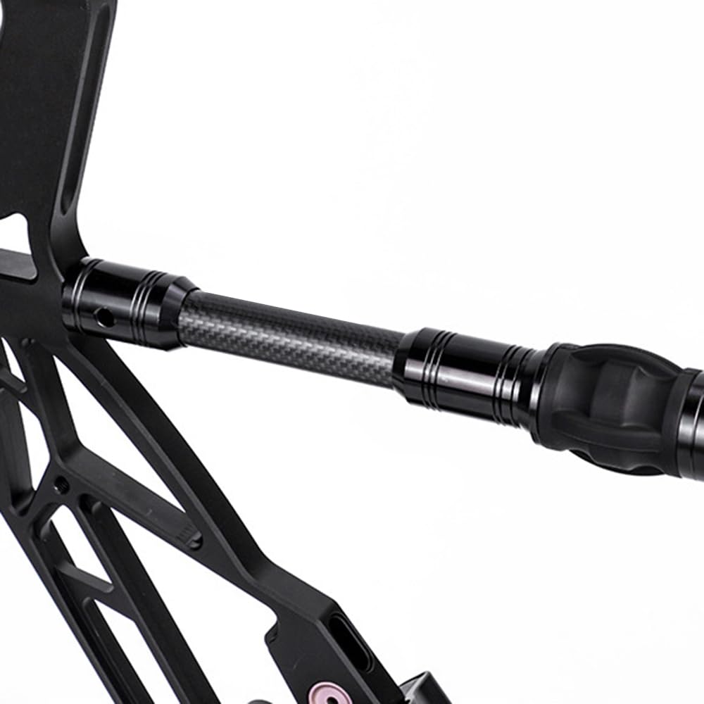 MiOYOOW Stabilizzatore per arco da tiro con l'arco, 15,2 cm/20,3 cm, con contrappeso da 118,5 g, per caccia, tiro e sport