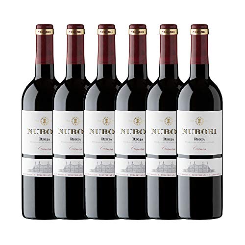 Nubori Crianza Vino D.O. Ca. Rioja - 6 botellas de 750 ml - Total: 4500 ml