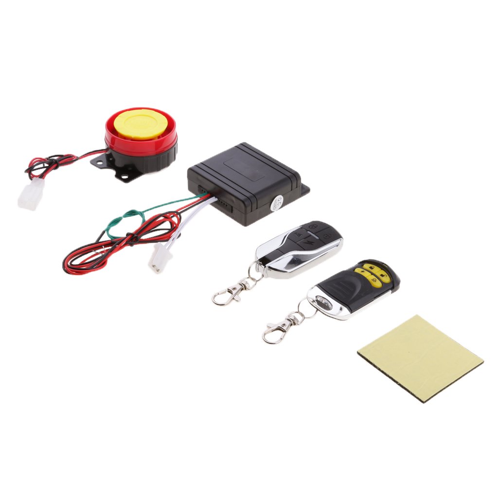 Sharplace Kit De 12V Système De Sécurité Alarme Sirène Antivol Moto Étanche avec Télécommande
