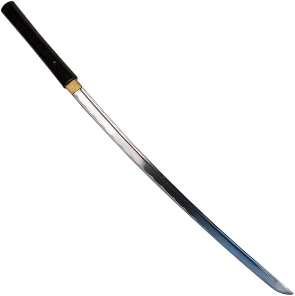 Ace Martial Arts Supply Handmade Japanese Shirasaya Samurai Katana Sharp Sword-Musha (Black) : Sports & Outdoors