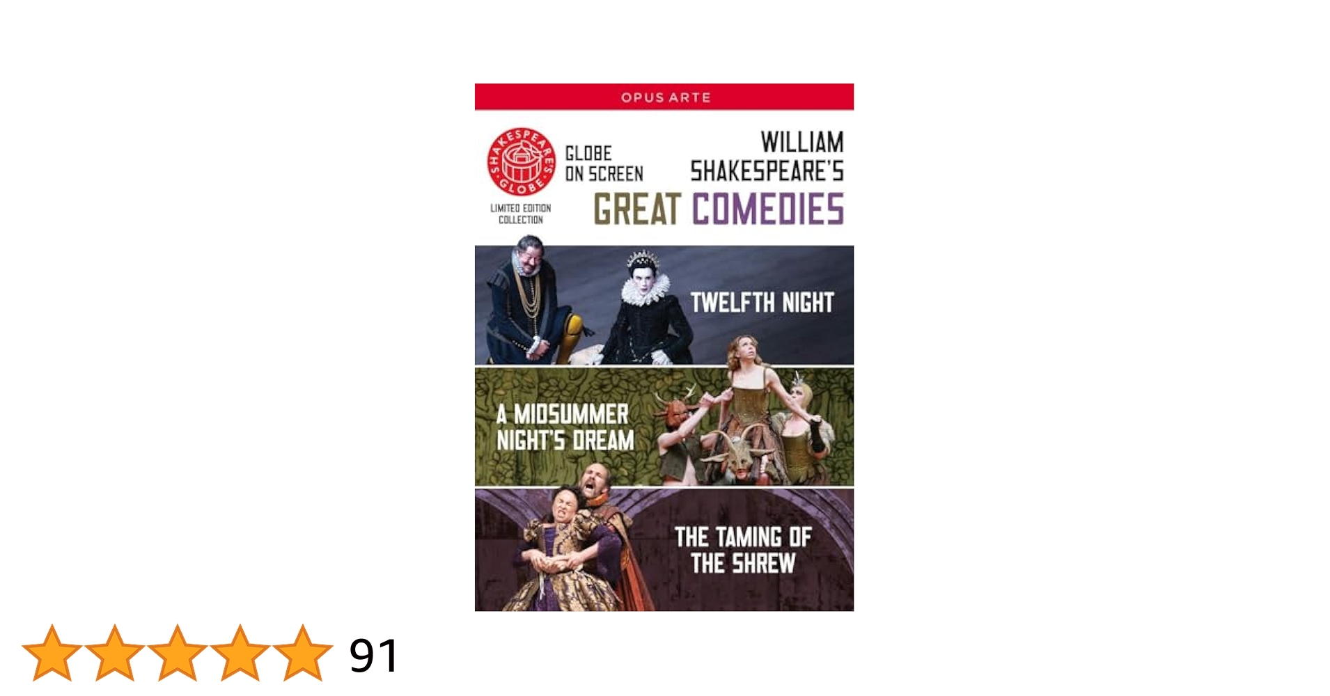 Amazon.co.jp: Shakespeare's: Great Comedies [DVD] : DVD