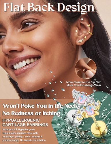 FUNRUN JEWELRY Hypoallergenic Earrings Set - Price Drop - Image 2